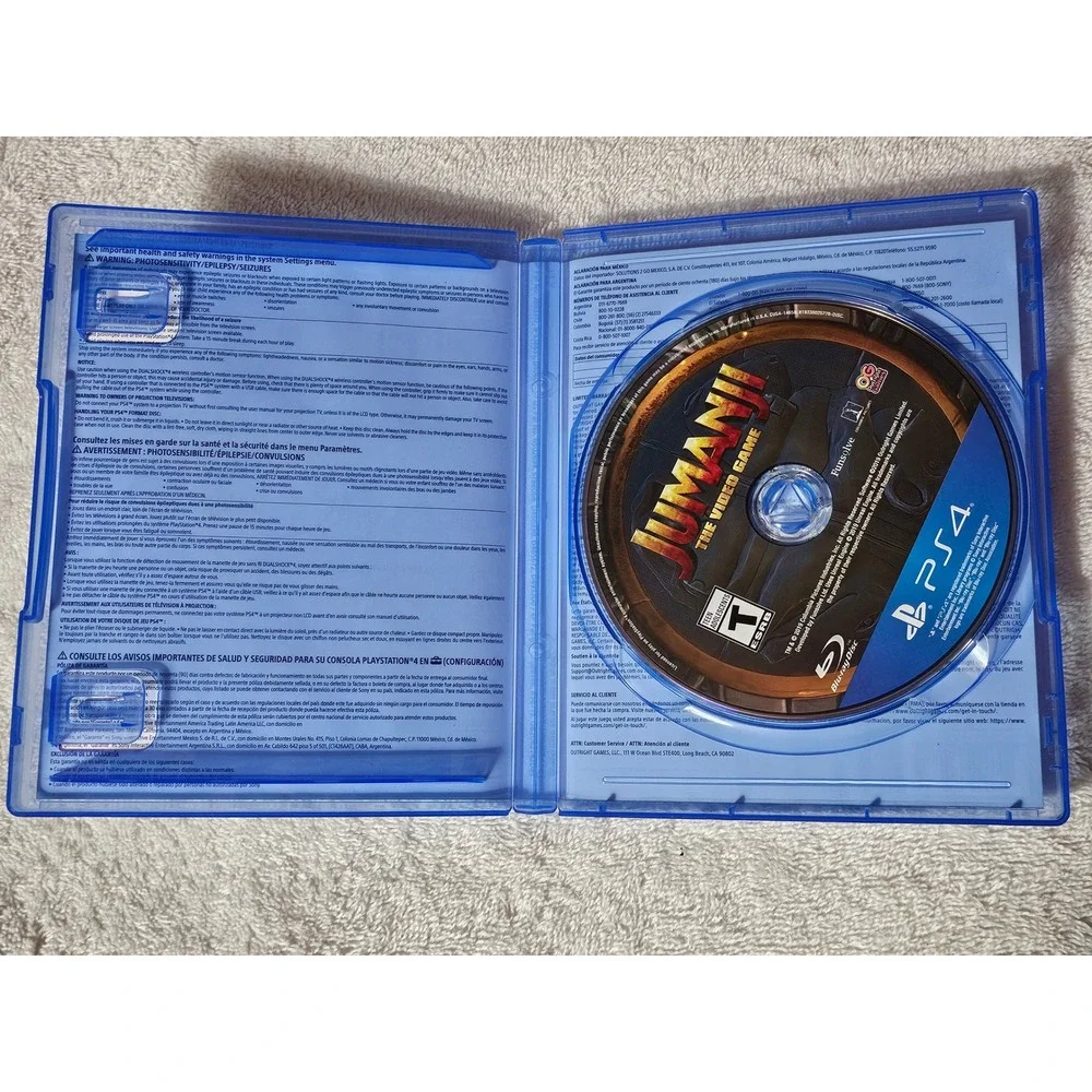 Jumanji The Video Game PS4 Action Adventure ESRB Teen Rated‎ Fun